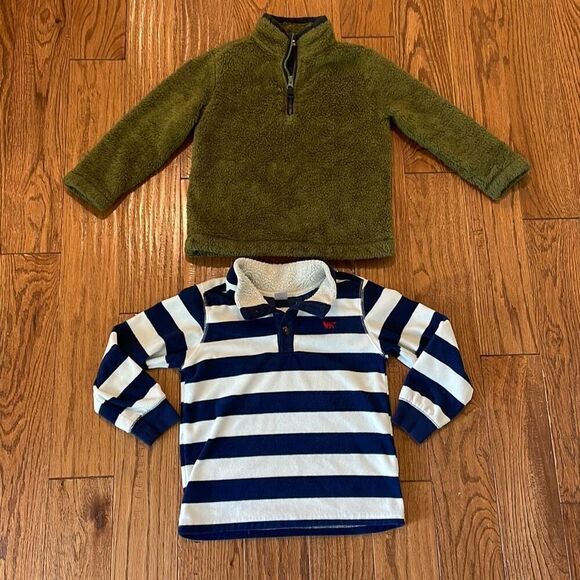 Boys 4-5t Fleece Sherpa sweater bundle - Picture 2 of 7